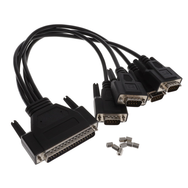 30CM MALE DB-37 TO 4X MALE DB9 C