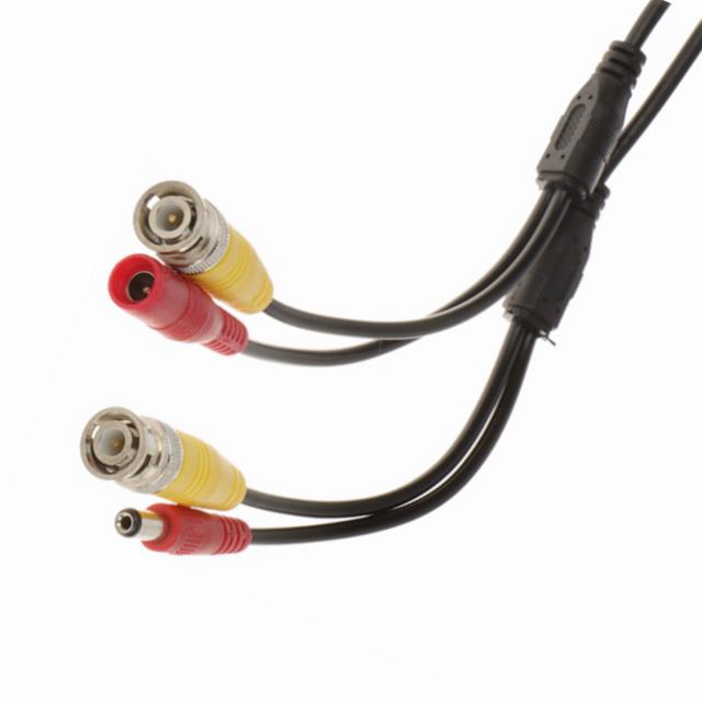 CABLE ASSY CCTV BNC+DC RND 100'