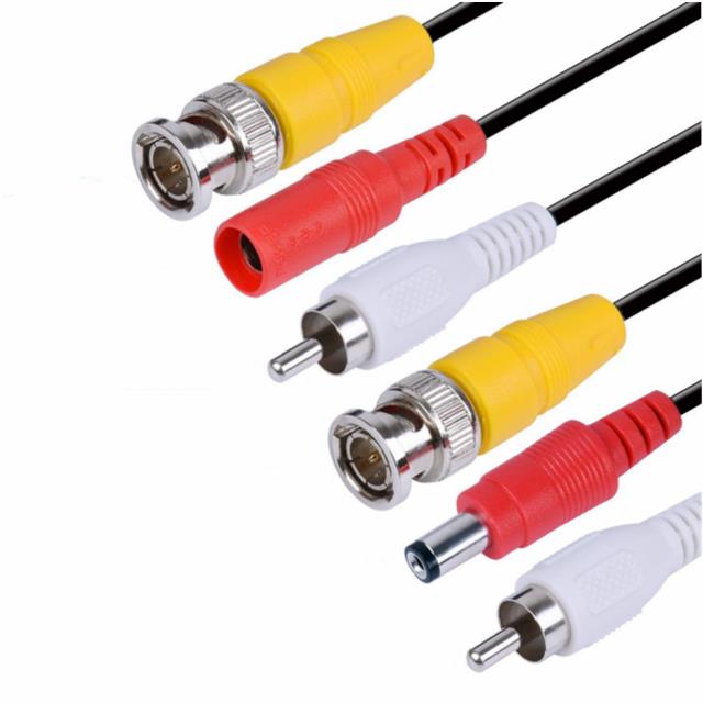 CABLE ASSY CCTV BNC+DC+RCA 100'
