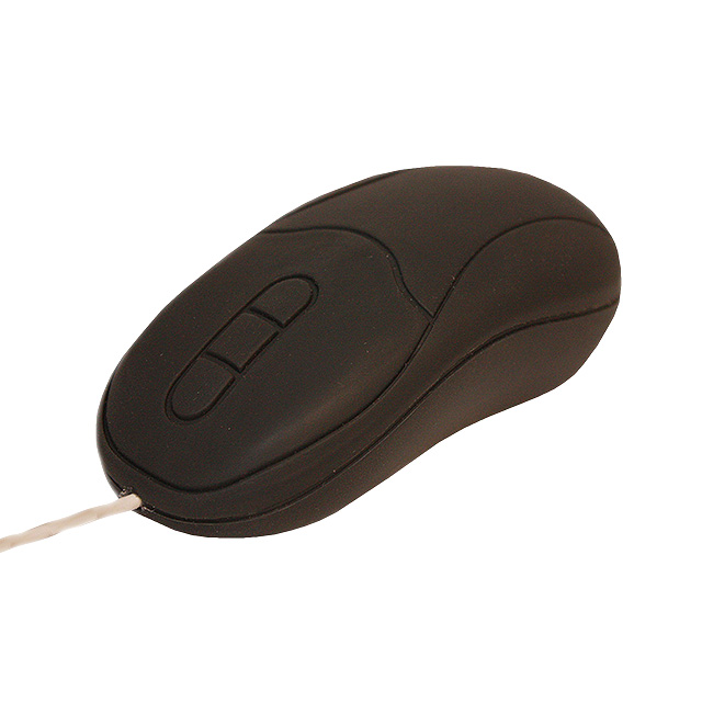 MOUSE WASHABLE OPTICAL USB BLACK