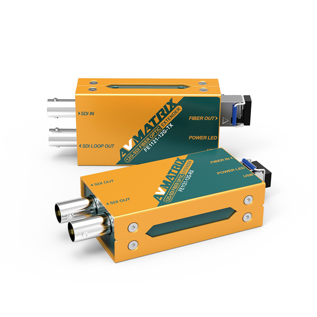 12G-SDI FIBER-OPTIC EXTENDER