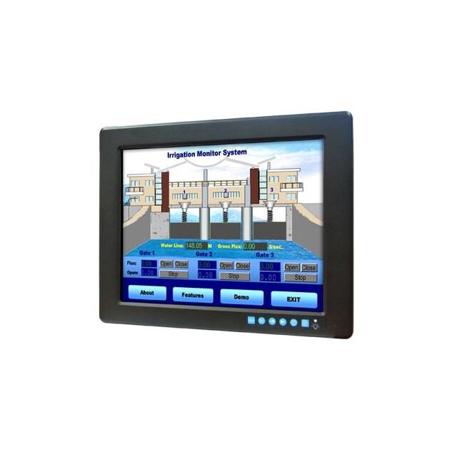 WIDE TEMP 15" RS, DVI/VGA TOUCH