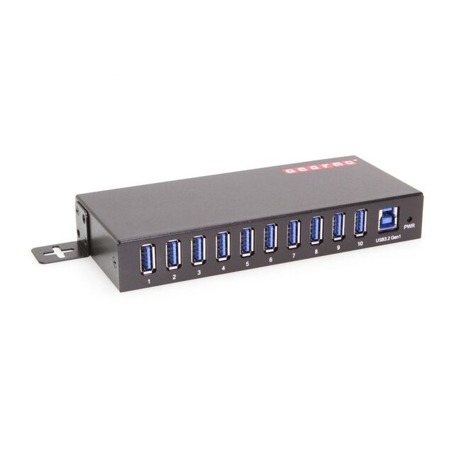 10-Port USB Type-A 3.2 Gen 1 Hub