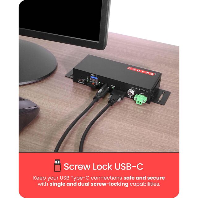 Industrial 4-Port USB 3.2 Gen 2