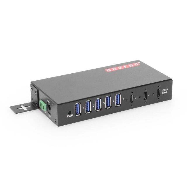 7-Port USB 3.2 Gen 2 2 Type-C 5