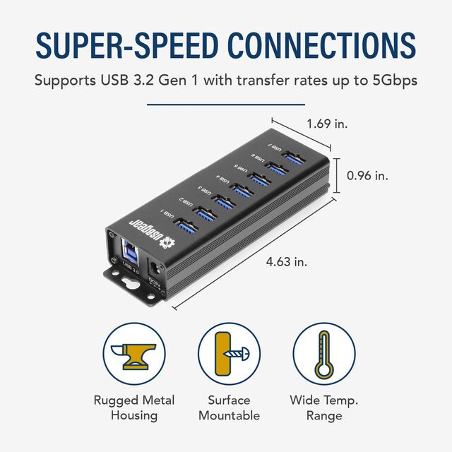 USB HUB 7 PORT 5GBPS