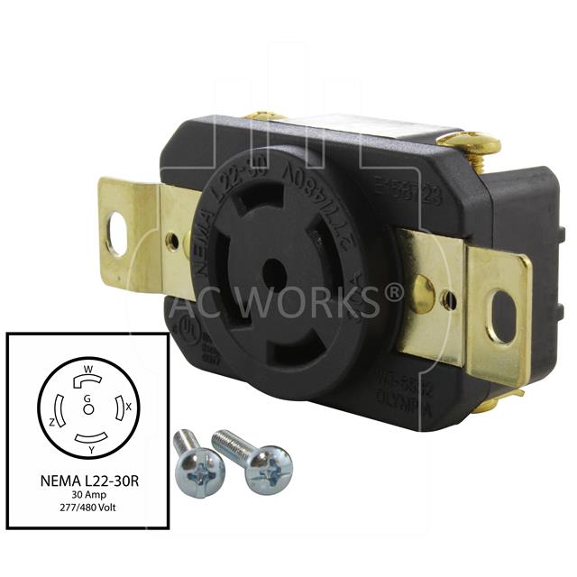 AC RCPT NEMA L22-30R