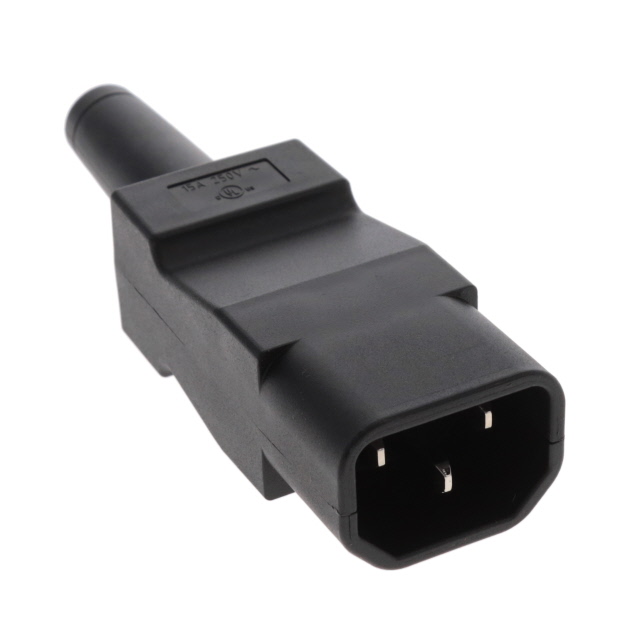 PWR ENT PLUG IEC320-2-2E STR SCR