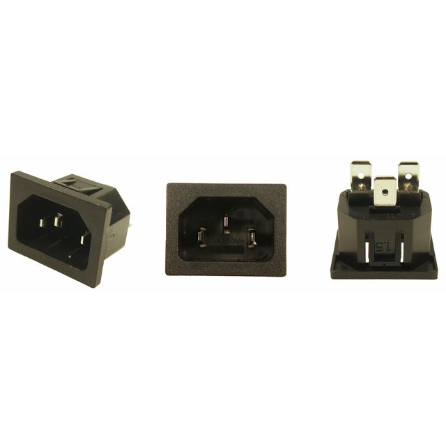 MS1X 6.3 FASTON MAINS INLET
