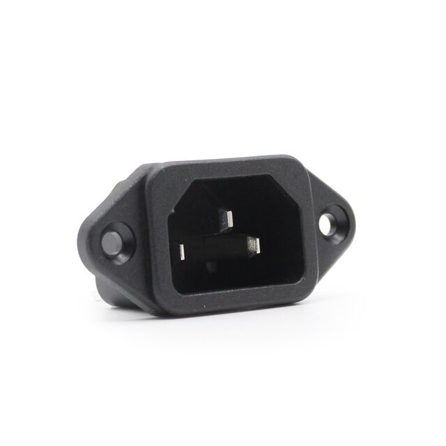 IEC C14 SCREW ON PANEL MOUNT W.
