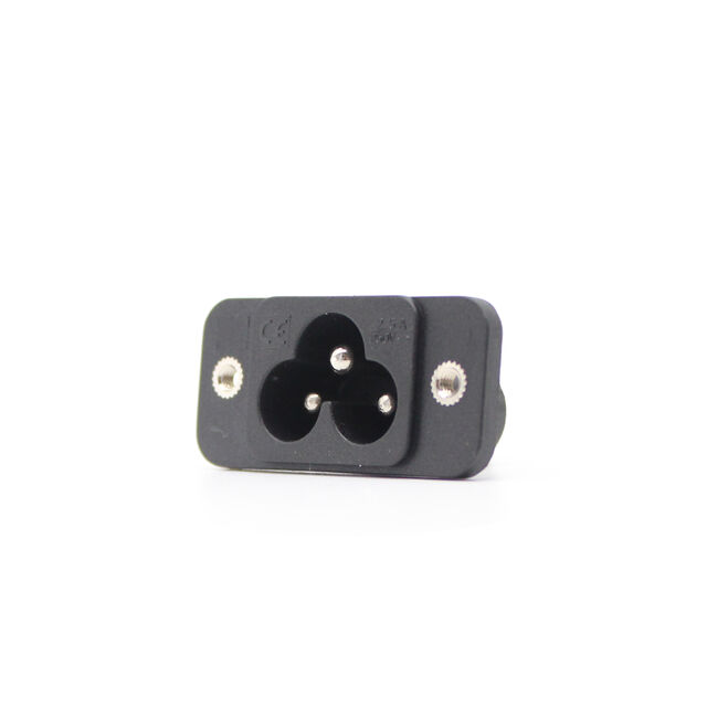 IEC C6 SCREW ON PANEL MOUNT W. 2