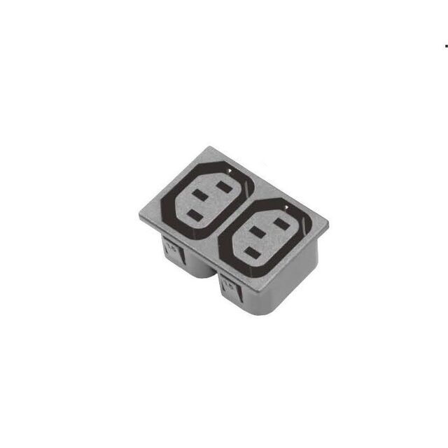 PWR ENT RCPT IEC320-C13 2-WAY PN
