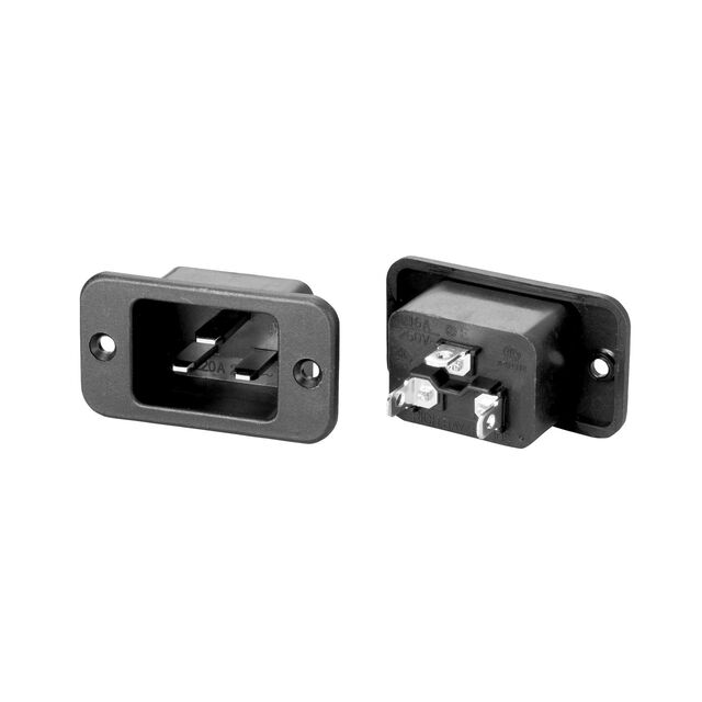 PWR ENT RCPT IEC320-C20 PNL SLDR