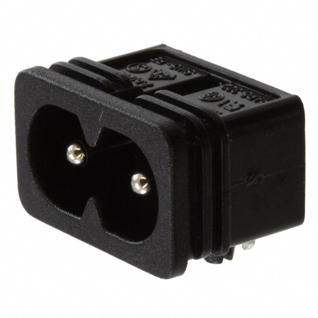 PWR ENT RCPT IEC320-C8 PNL SLDR