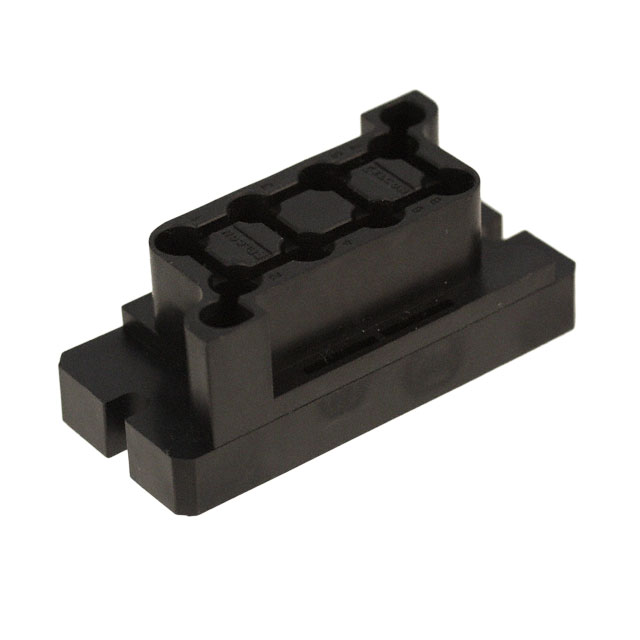 CONN PLUG HSG DRAWER 8POS BLK