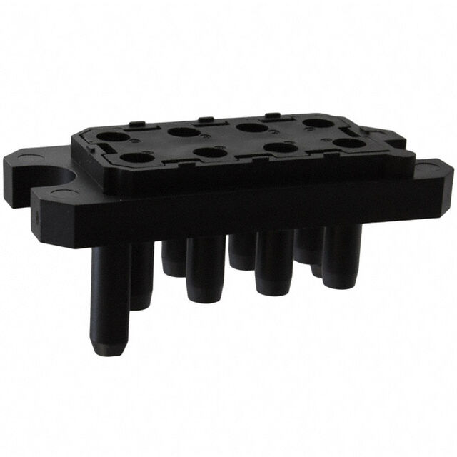 CONN RCPT HSG DRAWER 8POS BLK