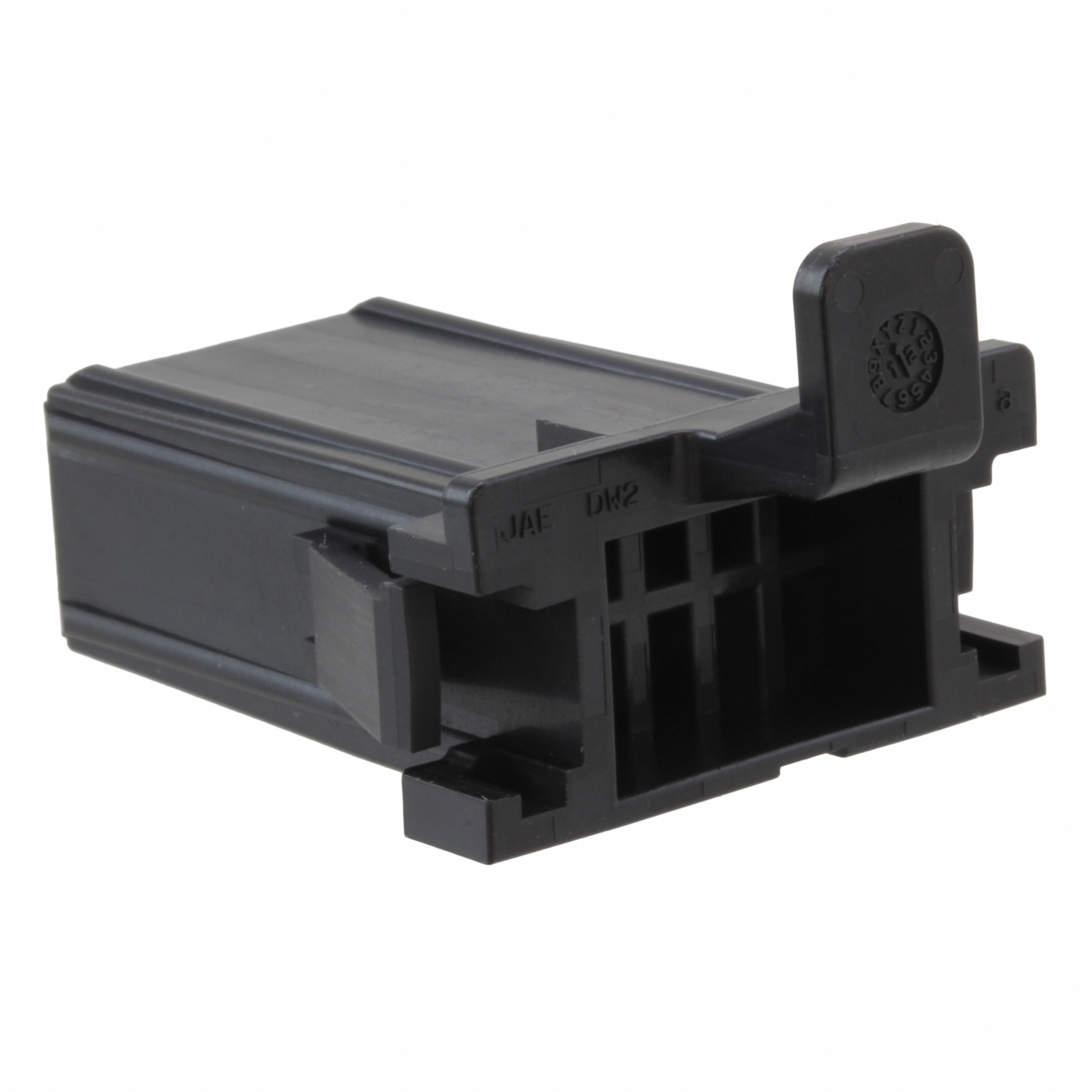 CONN PLUG HSG 10POS BLK IN-LINE
