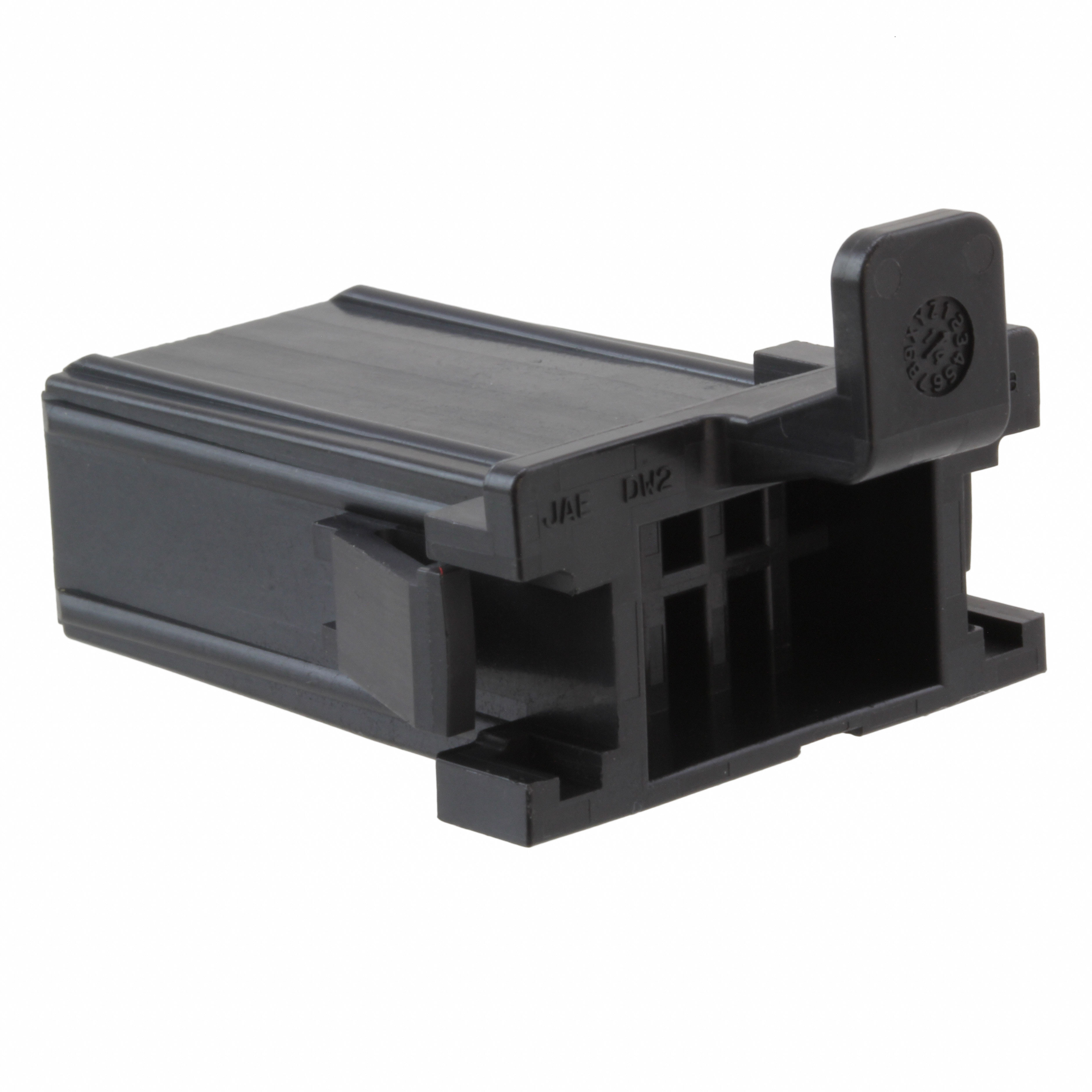 CONN PLUG HSG 10POS BLK IN-LINE