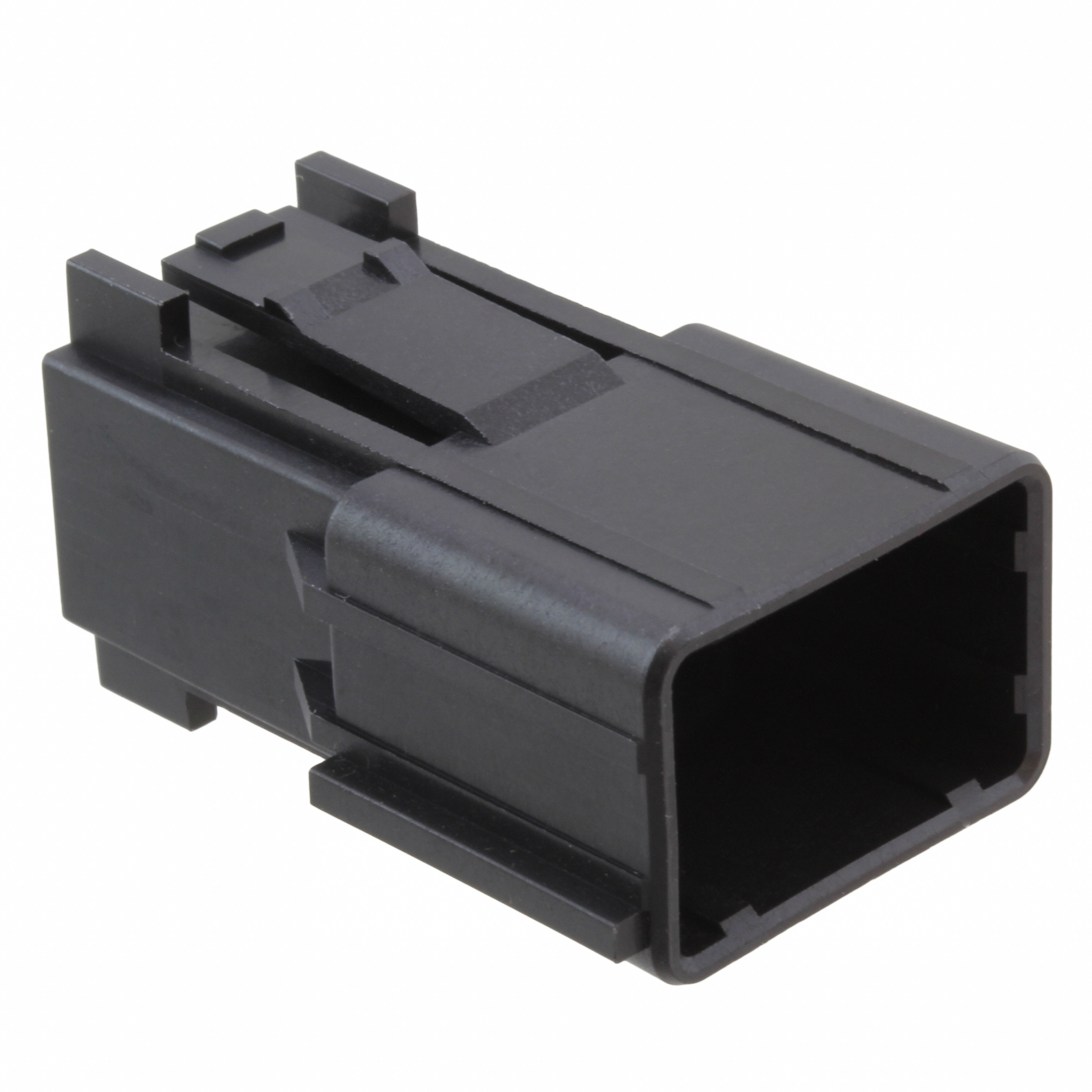 CONN RCPT HSG 12POS BLK IN-LINE