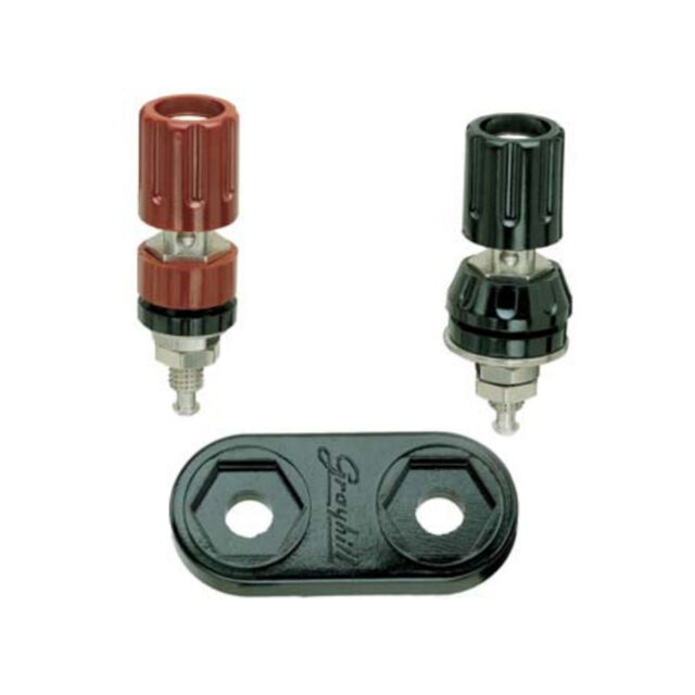 CONN BIND POST KNURLED BLACK