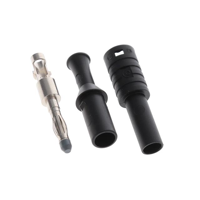 CONN BANANA PLUG SOLDER BLACK