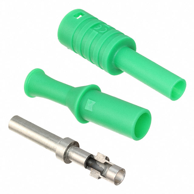 CONN BANANA JACK SOLDER GREEN