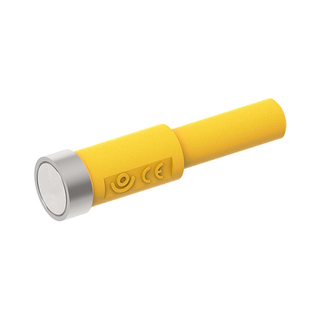 10MM MAG CONN SH BANANA JACK YLW
