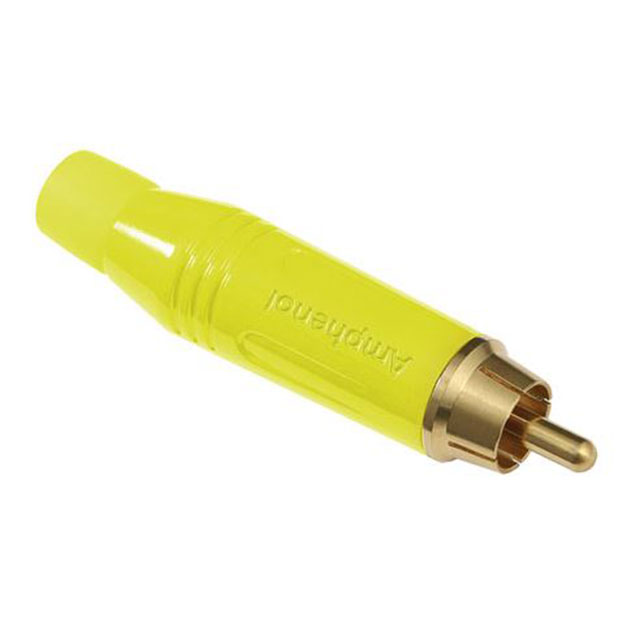 CONN PLUG RCA YELLOW