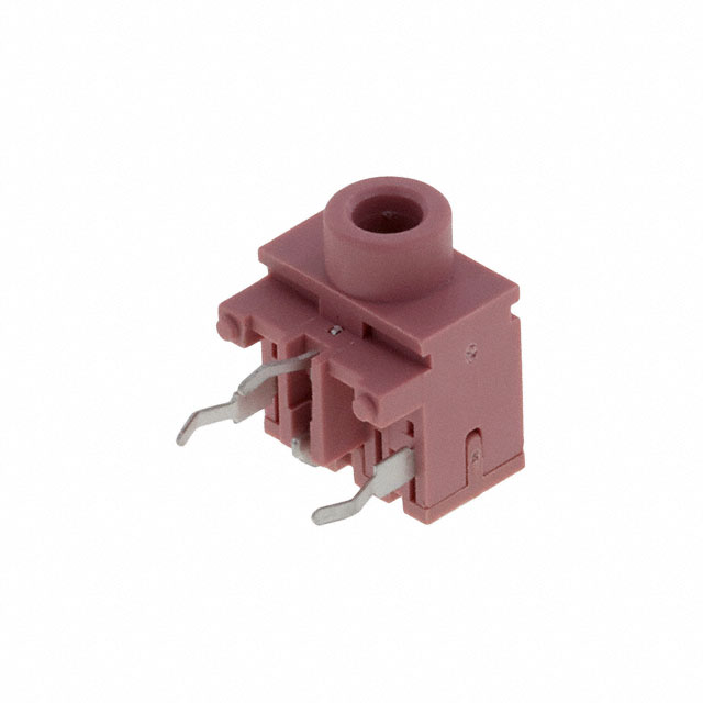 STEREO JACK, ALL PLASTIC, PINK,