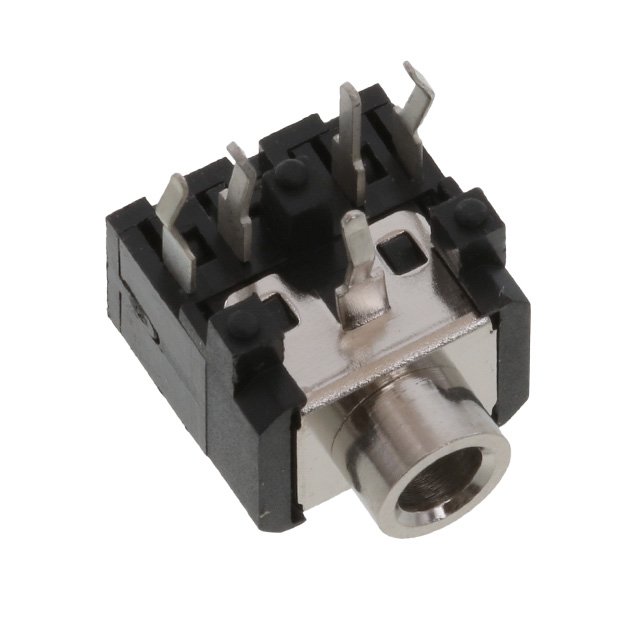 STEREO JACK NO THREAD SHIELD 5P,