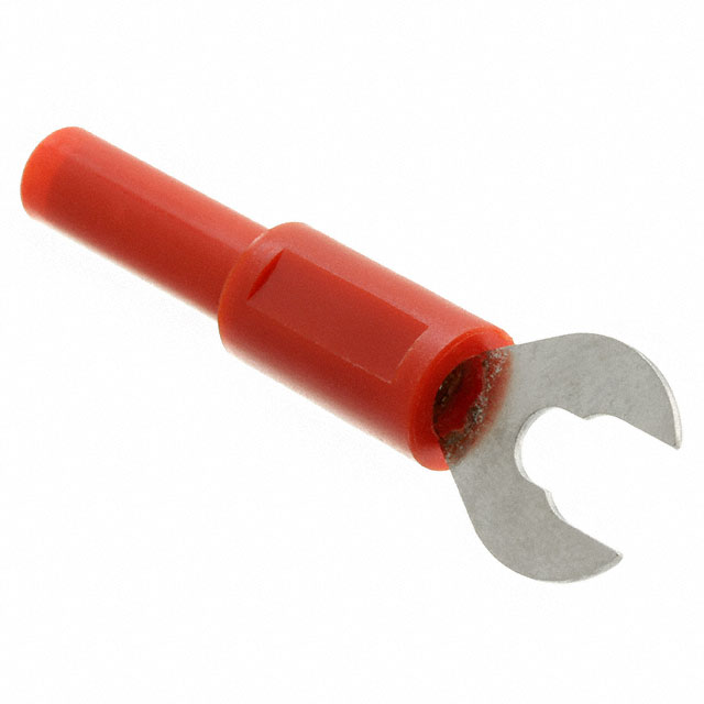 ADAPTER 6MM SPADE 4MM J RED