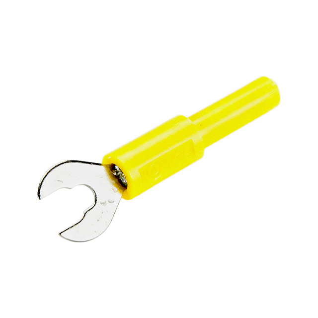 ADAPTER 6MM SPADE 4MM J YELLO
