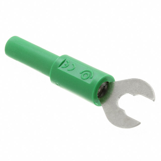 ADAPTER 6MM SPADE 4MM J GREEN