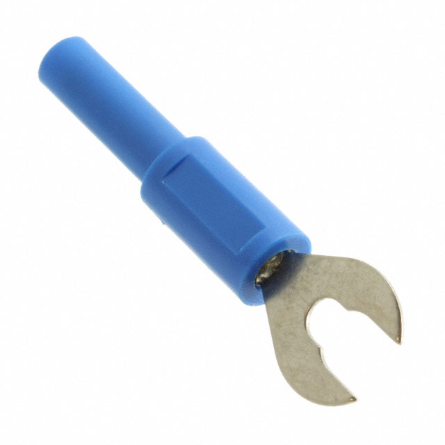 ADAPTER 6MM SPADE 4MM J BLUE