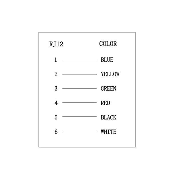 ADAPT DSUB DB9 TO RJ12- 10pcs/P