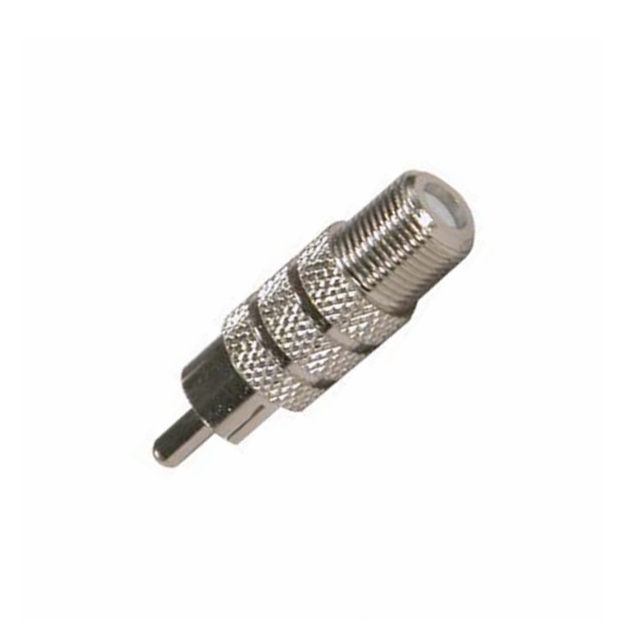 CONN ADPT RCA PLUG TO F JACK