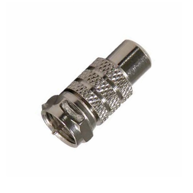 CONN ADPT F PLUG TO RCA JACK