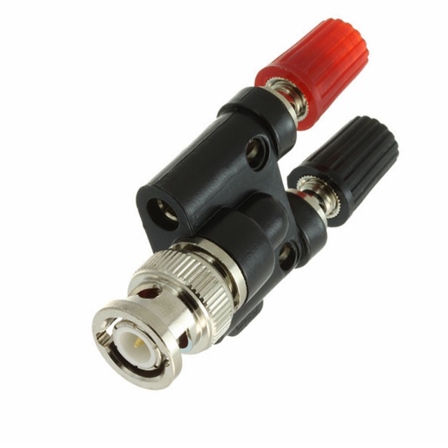 ADAPT BNC(M) 4MM BPOST BK