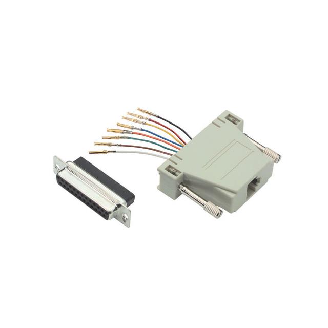 ADAPTOR KIT DB25F/RJ45 JACK
