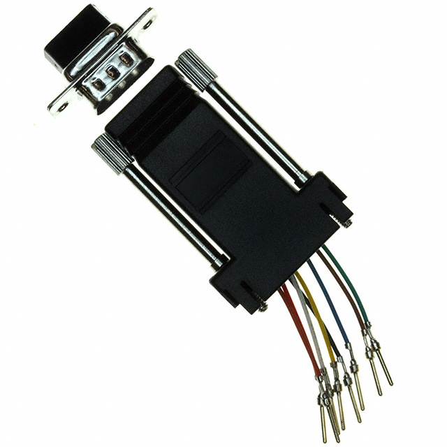 ADAPT DB9M TO RJ45 JACK BLACK
