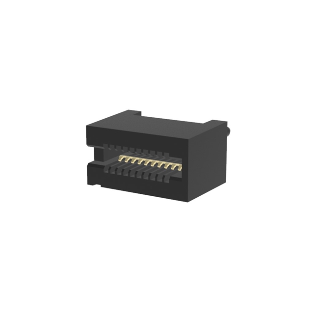 CONN EDGE DUAL FMALE 20POS 0.031