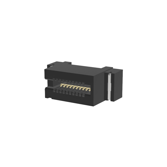 CONN EDGE DUAL FMALE 20POS 0.031