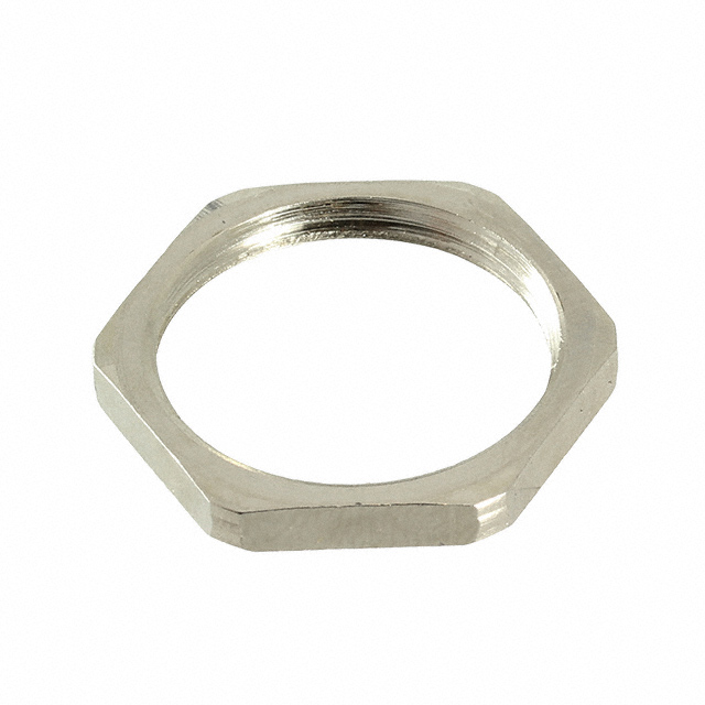 CONN HEX NUT PG13.5 SILVER