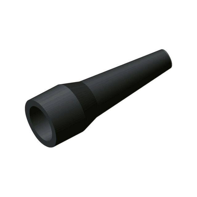 CONN STRAIN RELIEF 0 BLACK