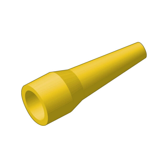 CONN STRAIN RELIEF 1 YELLOW