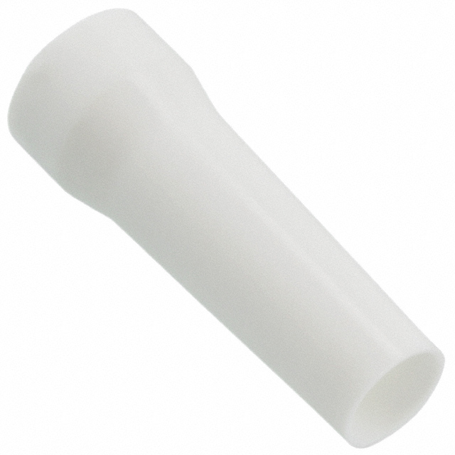 CONN STRAIN/BEND RELIEF WHITE