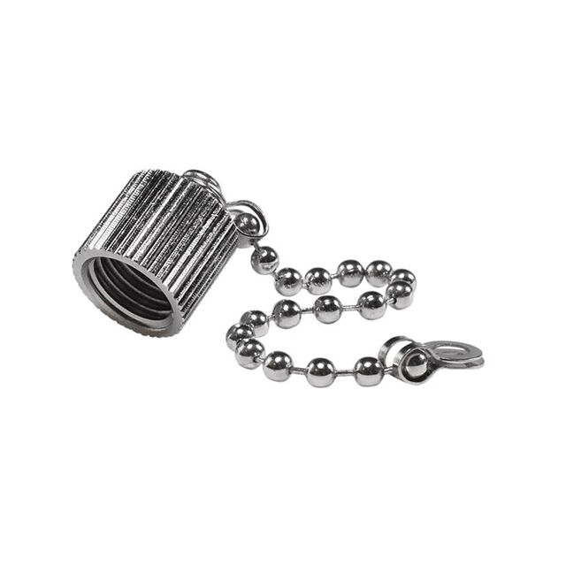 M8 METAL CAP WITH TETHER PLUG IP