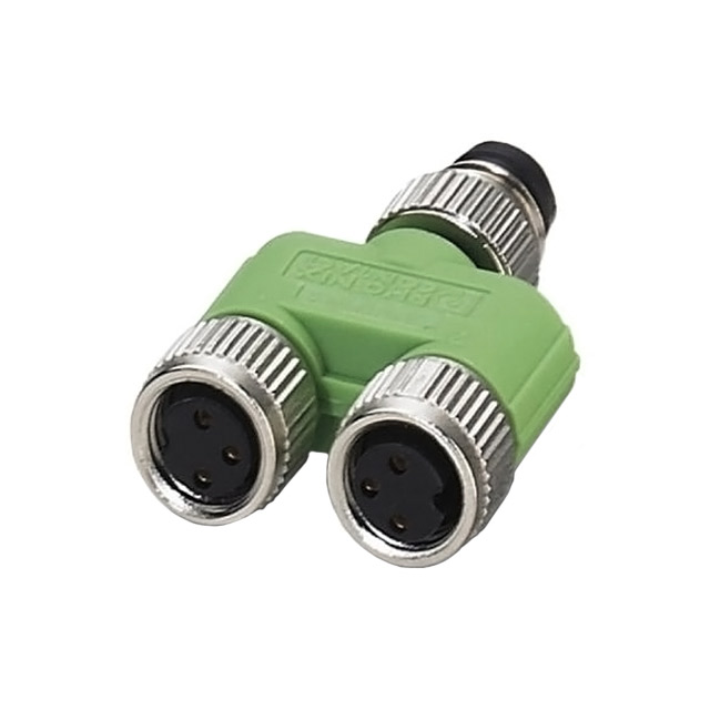 CONN Y-ADPT 4P-3/3P M-F/F INLINE