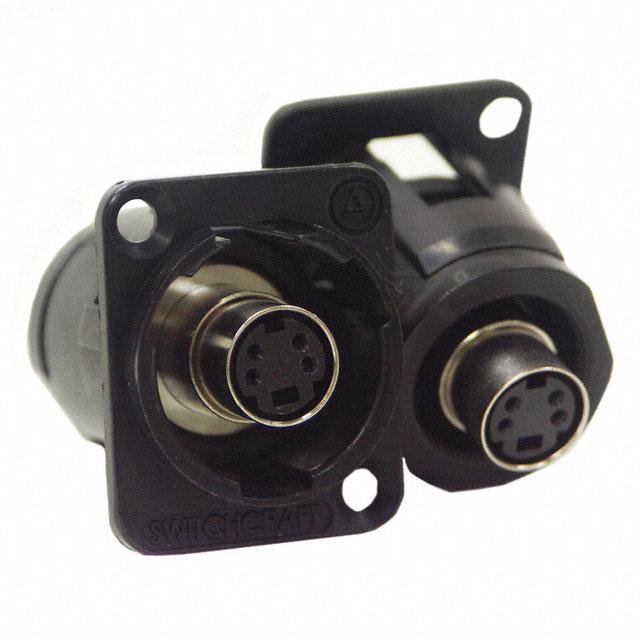 CONN ADAPTER 4P-4P F-F PNL MNT