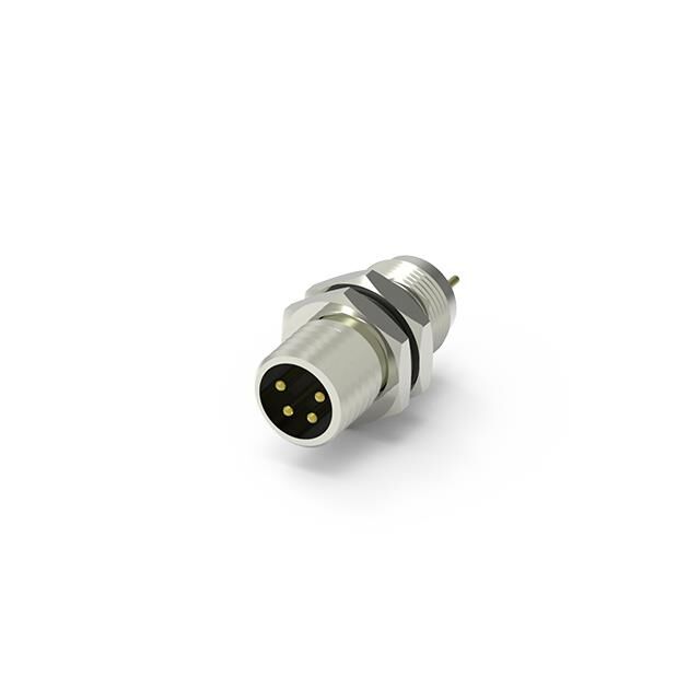 M8 A-CODE RECEPTACLE, 4PIN MALE